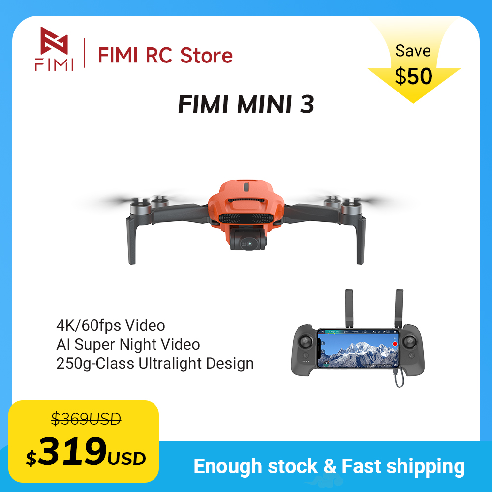 Drone Gimbal 3 Axis - طائرة بدون طيار FIMI MINI 3