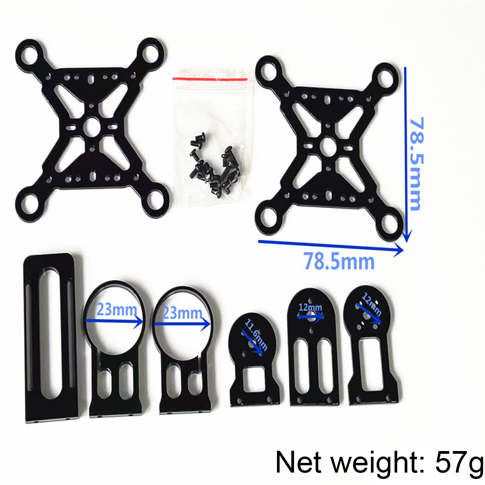 طقم جيمبال ثلاثي المحاور بدون  - مراجعة Drone Gimbal For Gopro Hero وسعره
