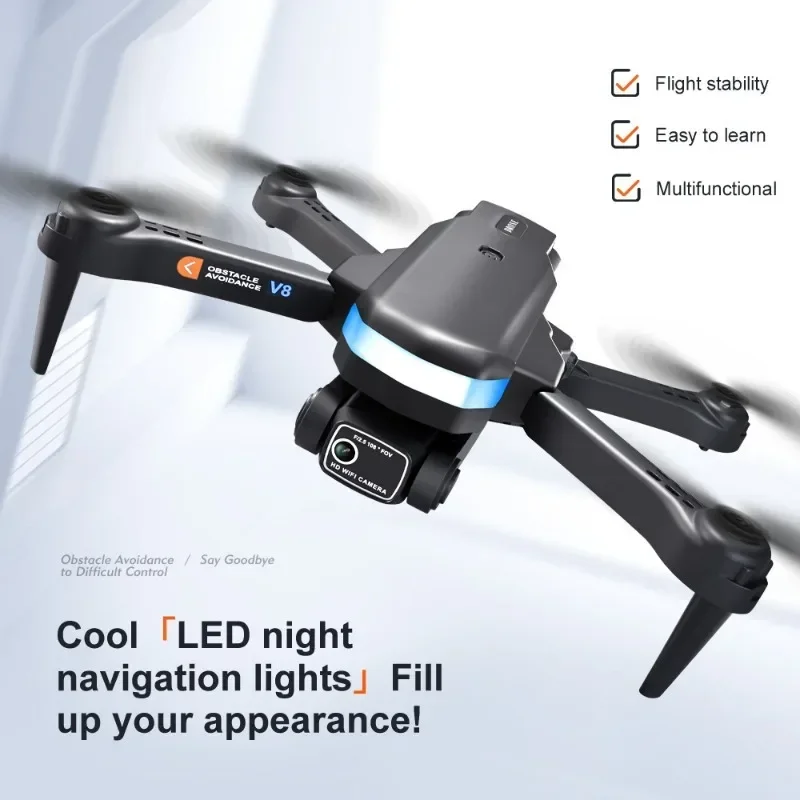 V8 طائرة بدون طيار احترافية صغ - مراجعة Drone Gimbal 2 Axis وسعره