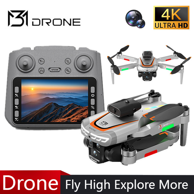 M3 طائرة بدون طيار احترافية 4K - مراجعة Drone Gimbal 2 Axis وسعره