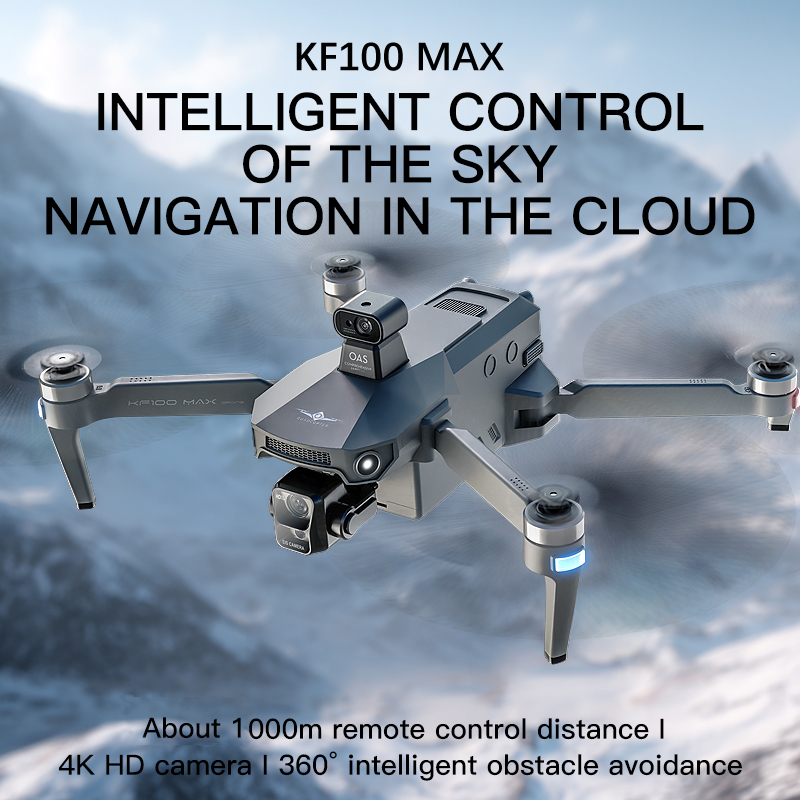 KF100 MAX GPS الطائرة بدون طيا - مراجعة Drone Gimbal 3 Axis وسعره