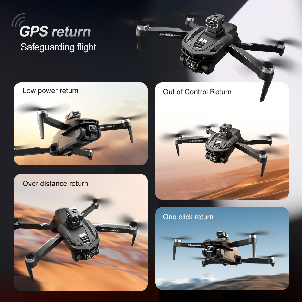 V168 PRO Max GPS Drone 8K Prof - مراجعة Drone Gimbal Brushless وسعره