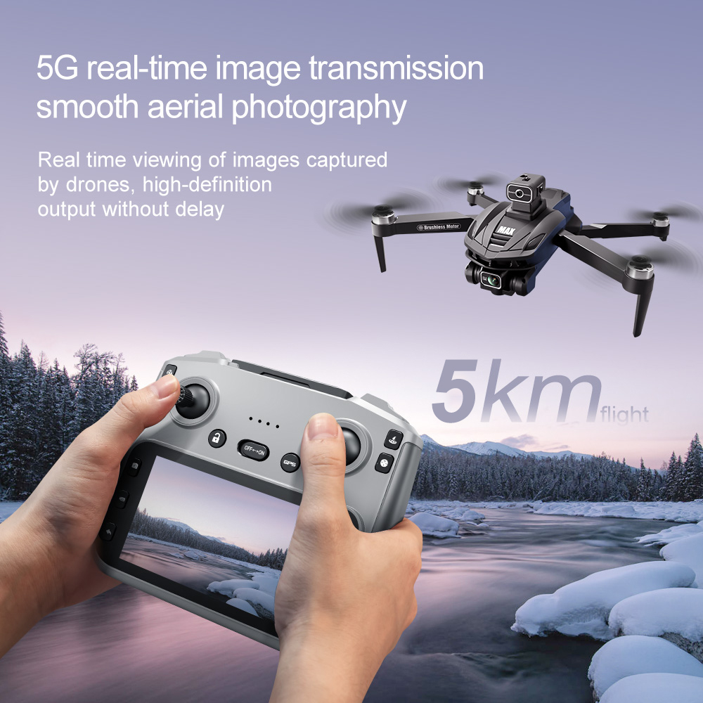 V168 PRO Max GPS Drone 8K Prof - مراجعة Drone Gimbal Brushless وسعره