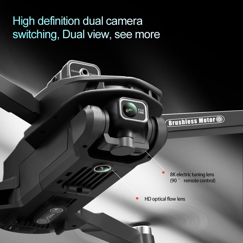 V168 PRO Max GPS Drone 8K Prof - مراجعة Drone Gimbal Brushless وسعره