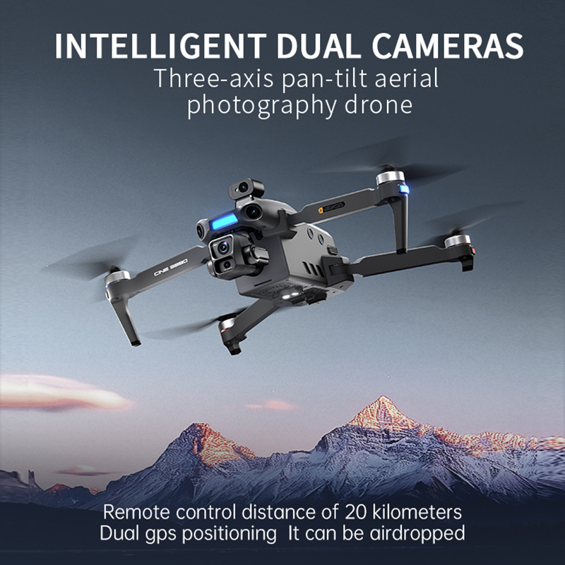 طائرة بدون طيار جديدة لعام 202 - مراجعة Drone Gimbal Brushless وسعره