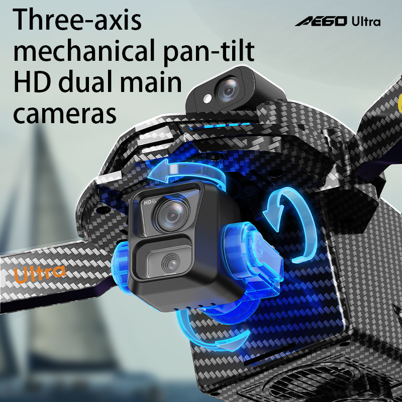 AE60 نظام تحديد المواقع بدون ط - مراجعة Drone Gimbal Brushless وسعره