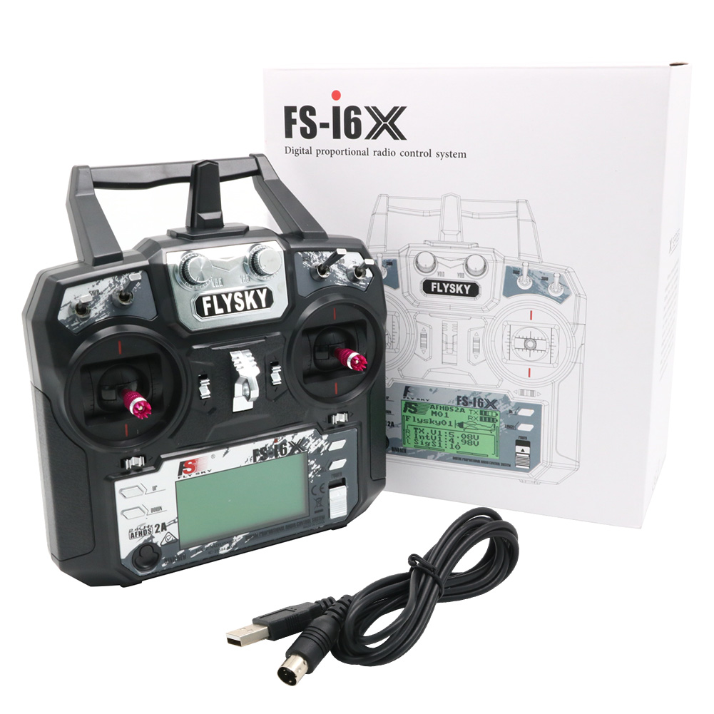 FLYSKY FS-i6X FS i6X 10CH 2.4  - مراجعة Drone Gimbal Controller وسعره