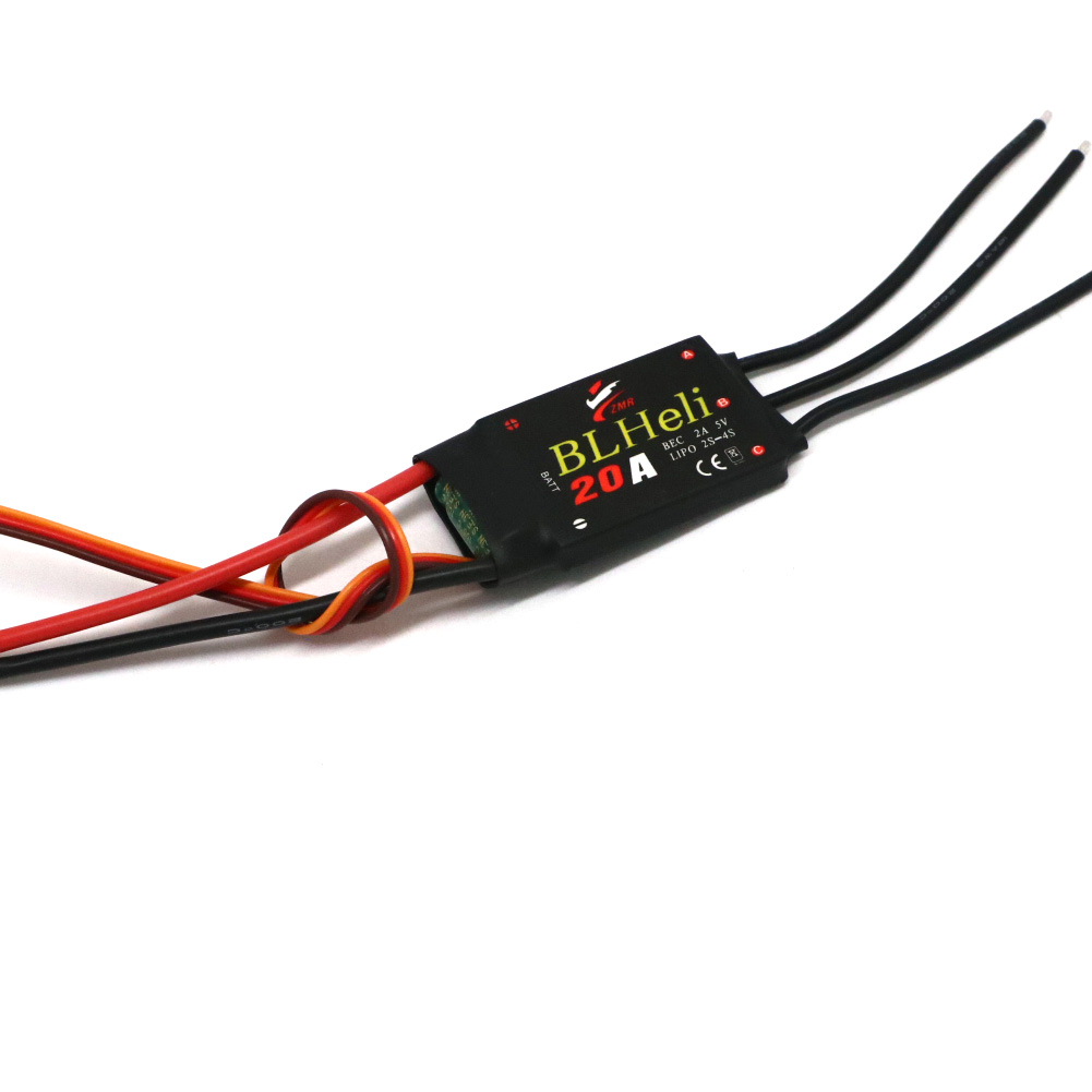 BLHeli فرش ESC 80A 12A 20A 30A - مراجعة Drone Gimbal Controller وسعره